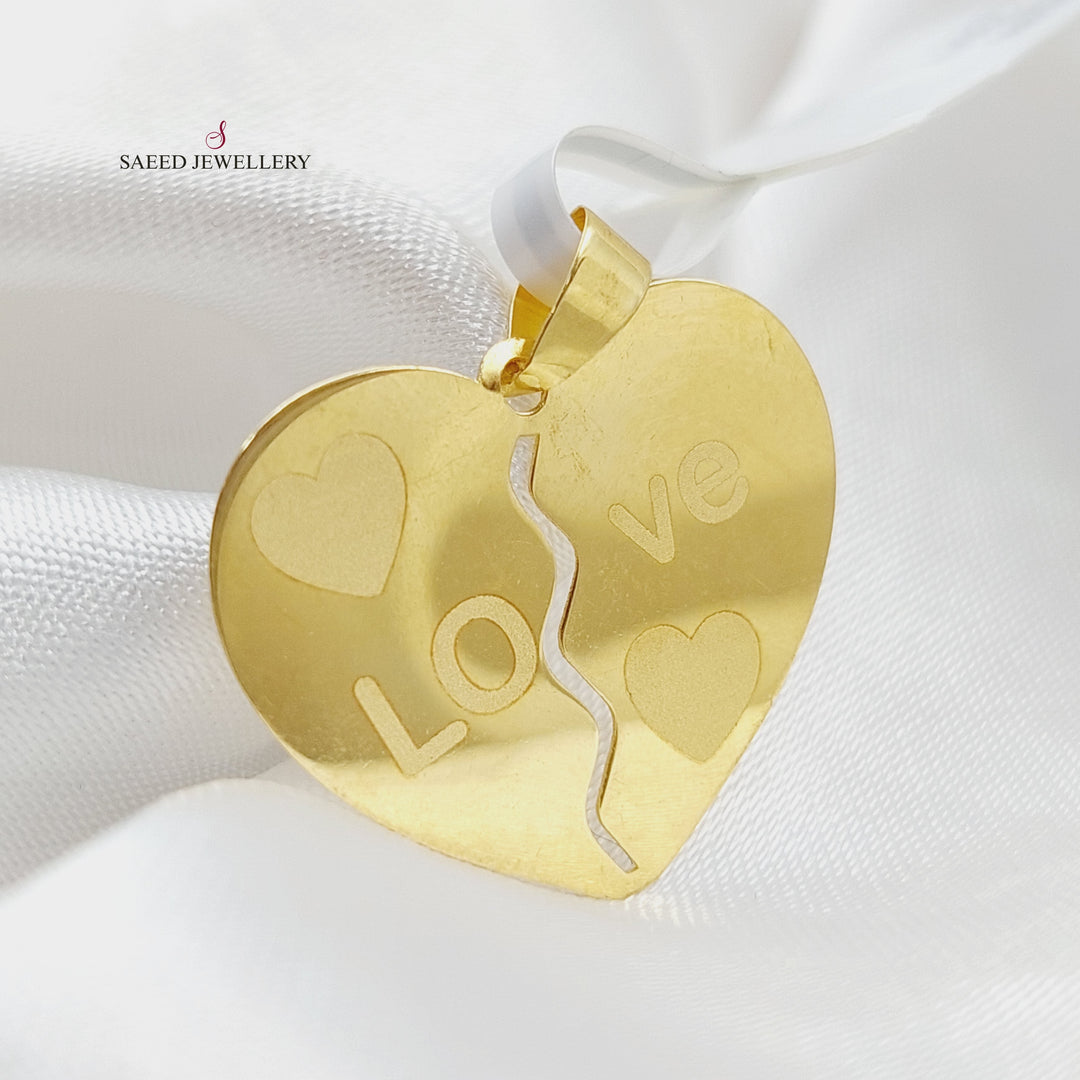 18K Gold Love Pendant by Saeed Jewelry - Image 1