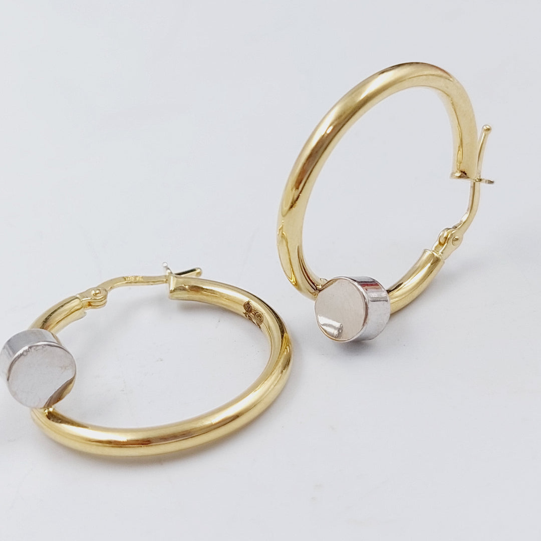 18K Gold Nail Earrings by Saeed Jewelry - Image 1