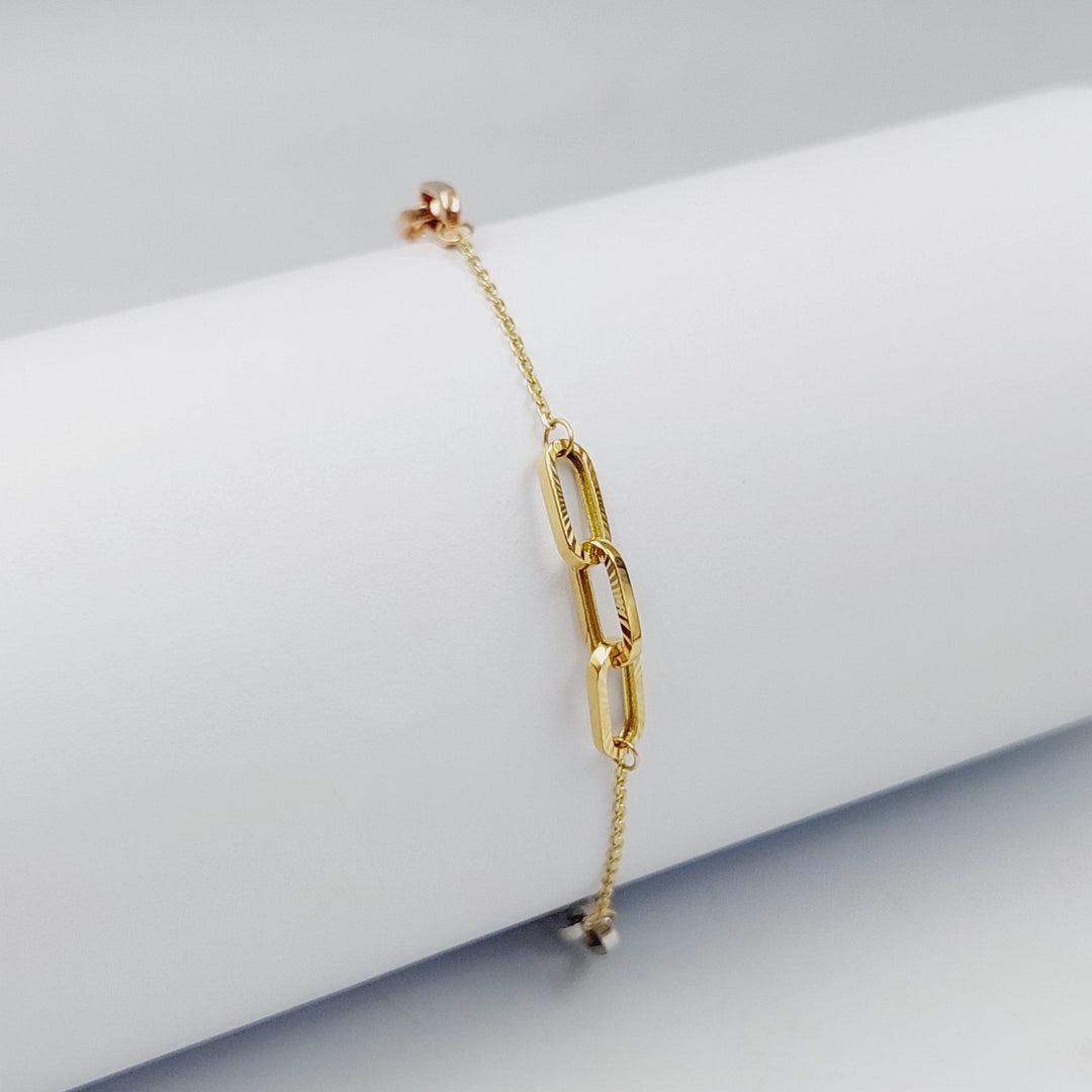 18K Gold Two pieces Paperclip Set by Saeed Jewelry - Image 5