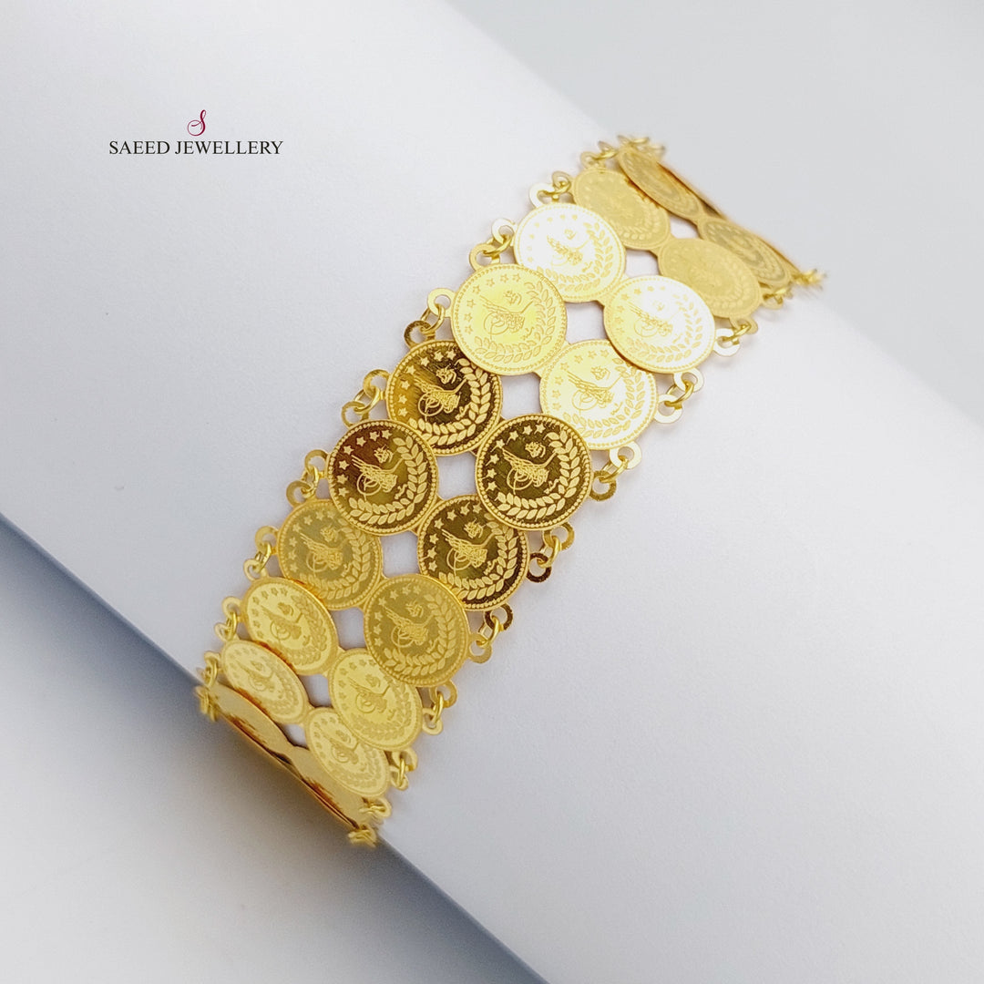 18K Gold Rashadi Bracelets by Saeed Jewelry - Image 9