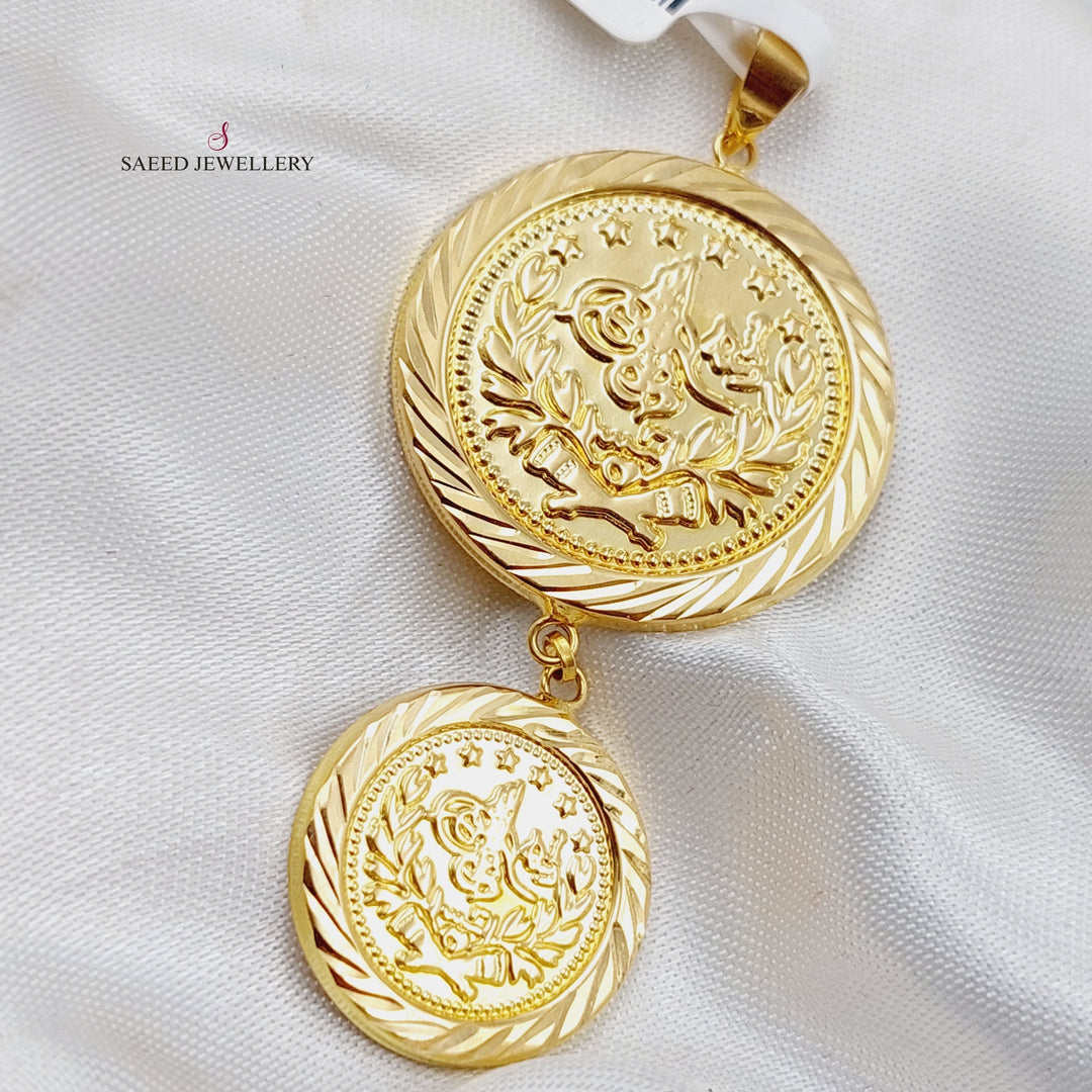 18K Gold Rashadi Pendant by Saeed Jewelry - Image 1