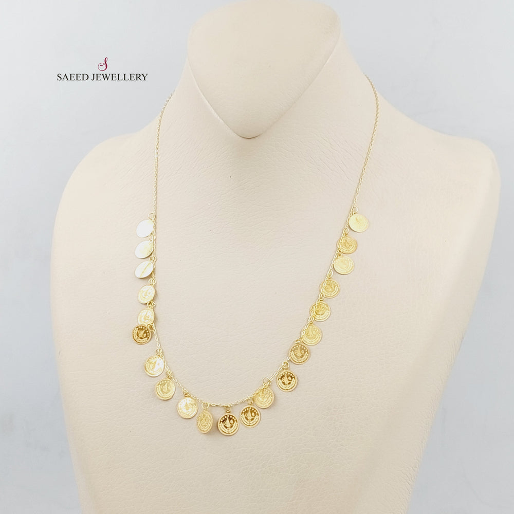 18K Gold Rashadi's Eighths Necklace by Saeed Jewelry - Image 2