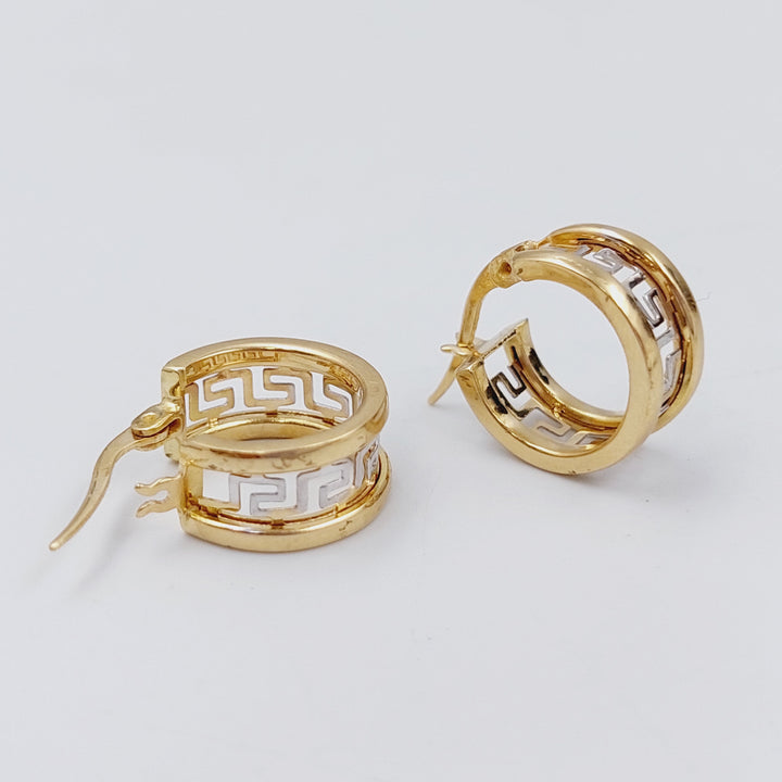 18K Gold Hoop Earrings by Saeed Jewelry - Image 1