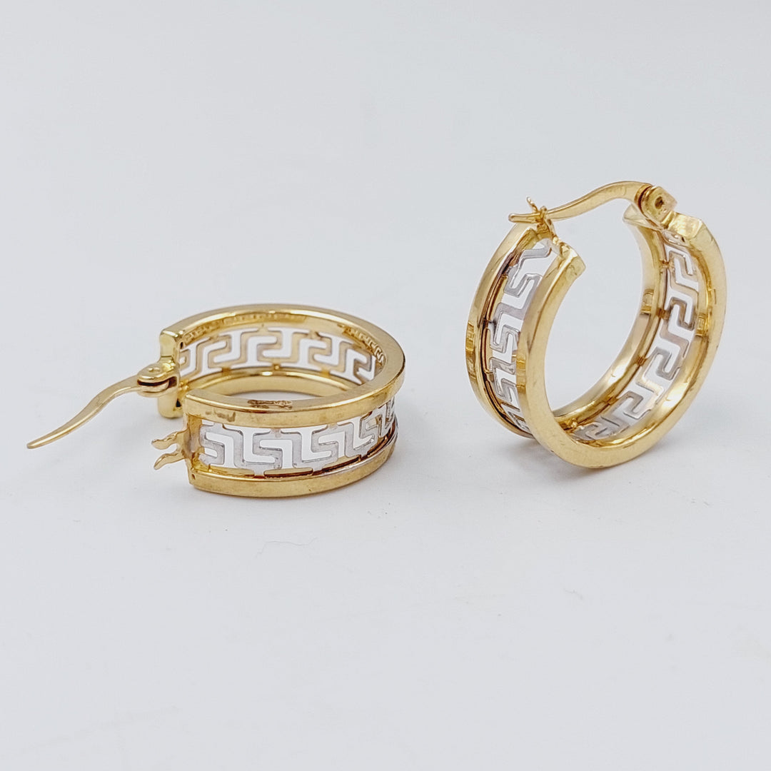 18K Gold Hoop Earrings by Saeed Jewelry - Image 4