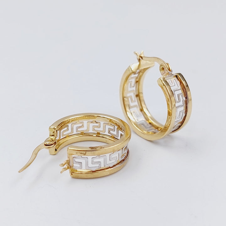 18K Gold Hoop Earrings by Saeed Jewelry - Image 1