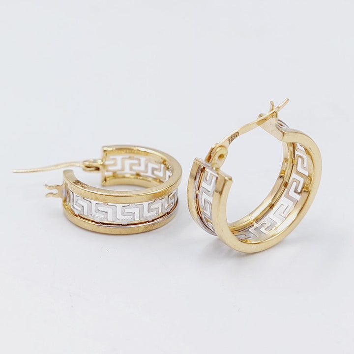 18K Gold Hoop Earrings by Saeed Jewelry - Image 4