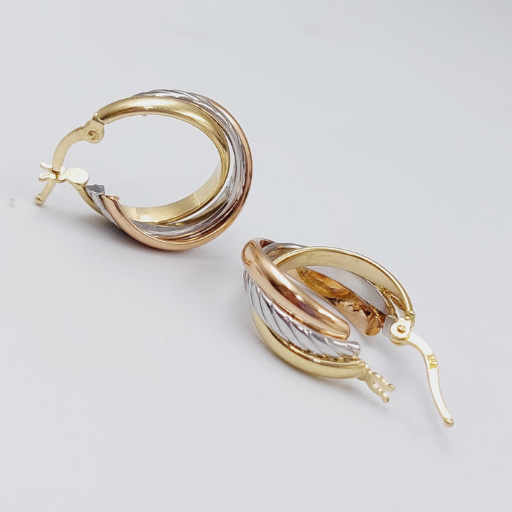 18K Gold Hoop Earrings by Saeed Jewelry - Image 5