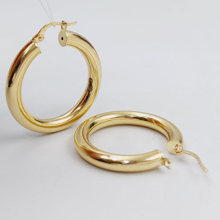 18K Gold Hoop Earrings by Saeed Jewelry - Image 11