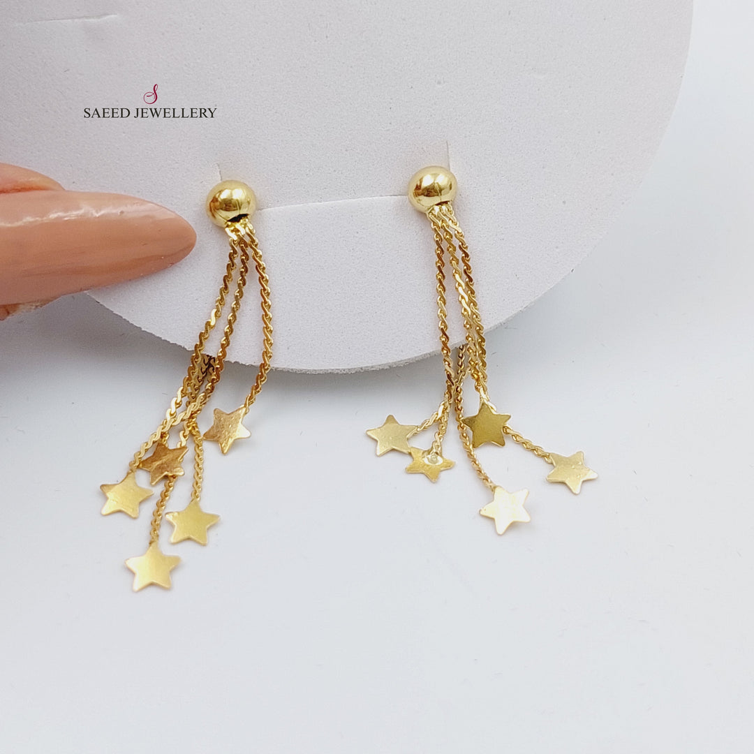 18K Gold Sherihan Earrings by Saeed Jewelry - Image 1