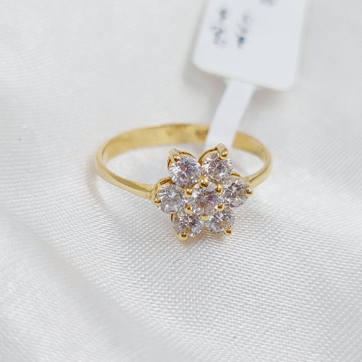 18K Gold Solitaire Engagement Ring by Saeed Jewelry - Image 1