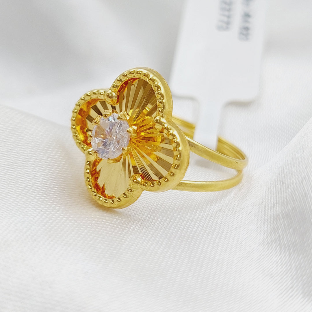 18K Gold 18K Clover Ring by Saeed Jewelry - Image 6