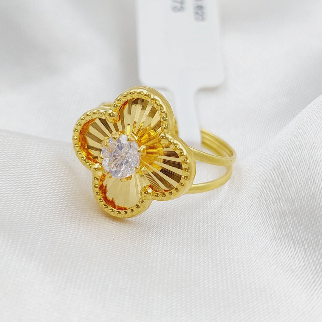 18K Gold 18K Clover Ring by Saeed Jewelry - Image 7