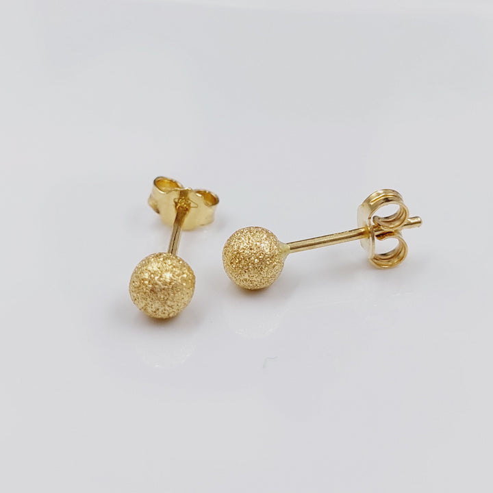 18K Gold Sugar Earrings by Saeed Jewelry - Image 6