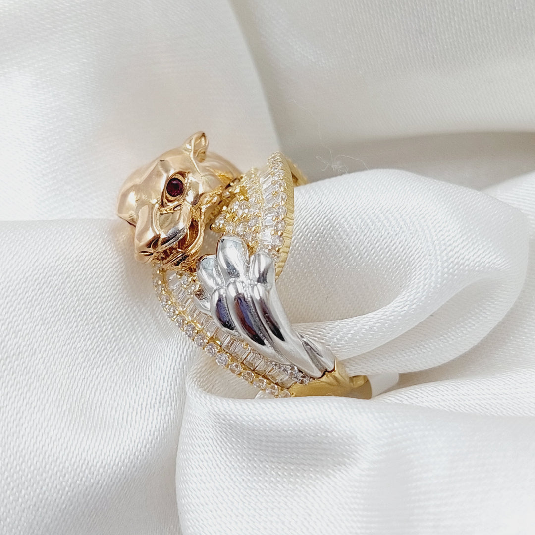 18K Gold Tiger Ring by Saeed Jewelry - Image 2