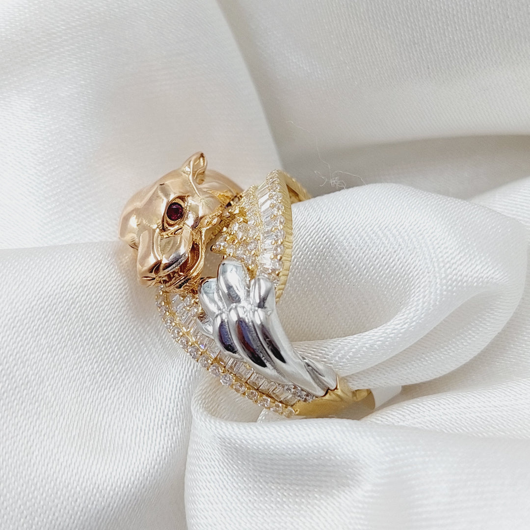 18K Gold Tiger Ring by Saeed Jewelry - Image 4