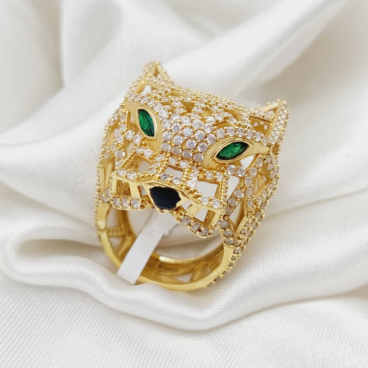 18K Gold Tiger Ring by Saeed Jewelry - Image 3