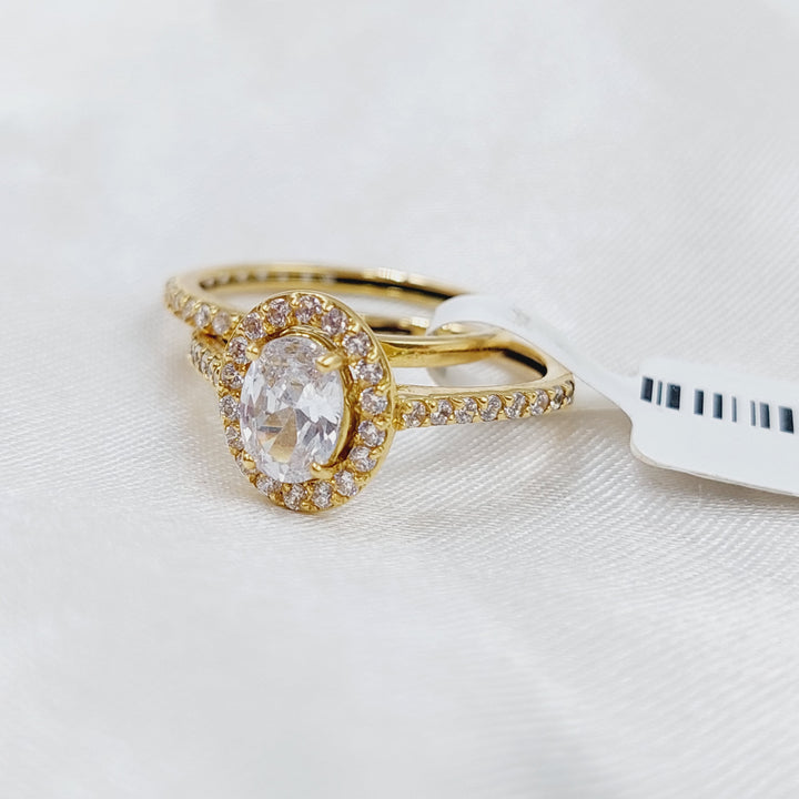 18K Gold Twins Wedding Ring by Saeed Jewelry - Image 3