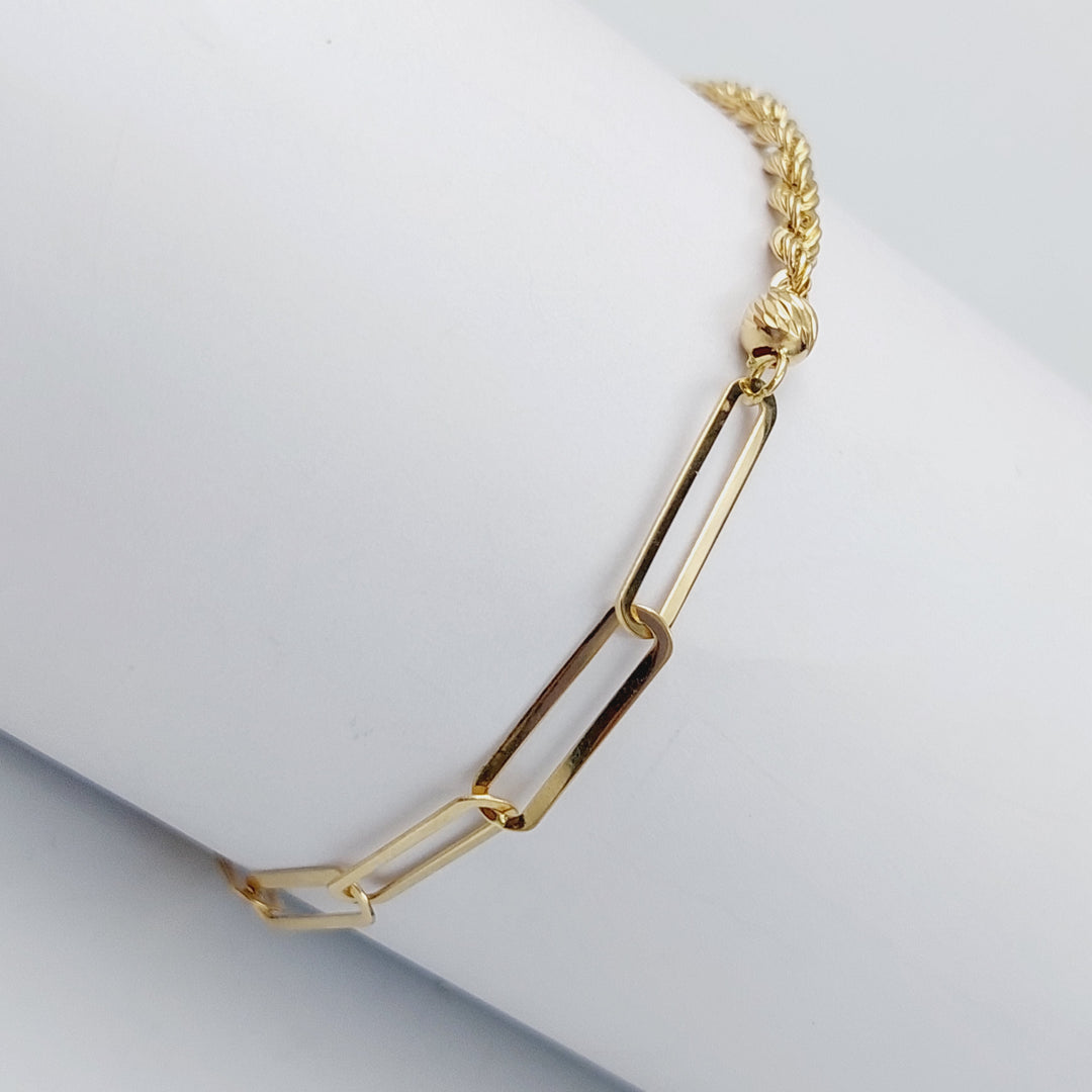 18K Gold Twisted Bracelet by Saeed Jewelry - Image 3