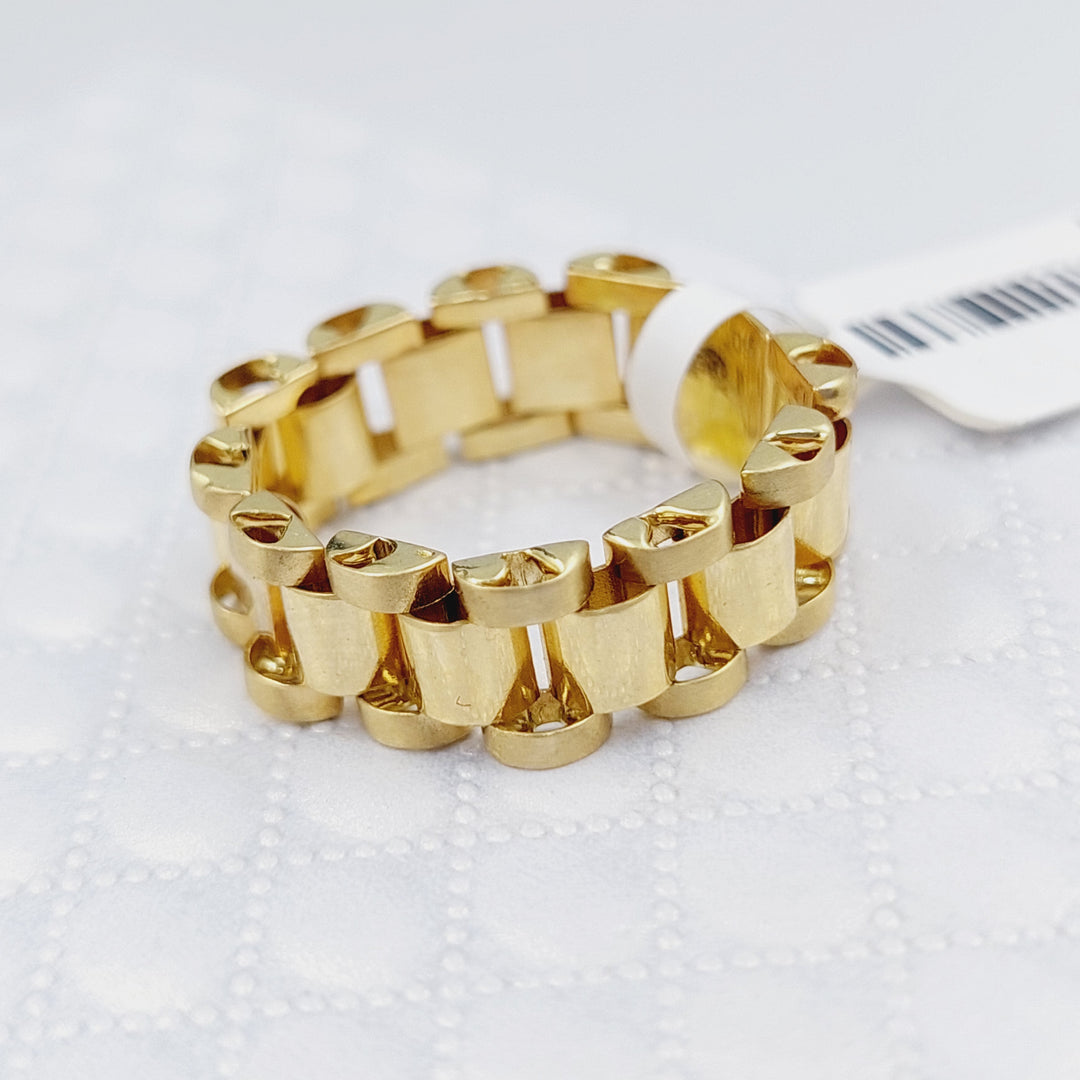 18K Gold Waves Ring by Saeed Jewelry - Image 3