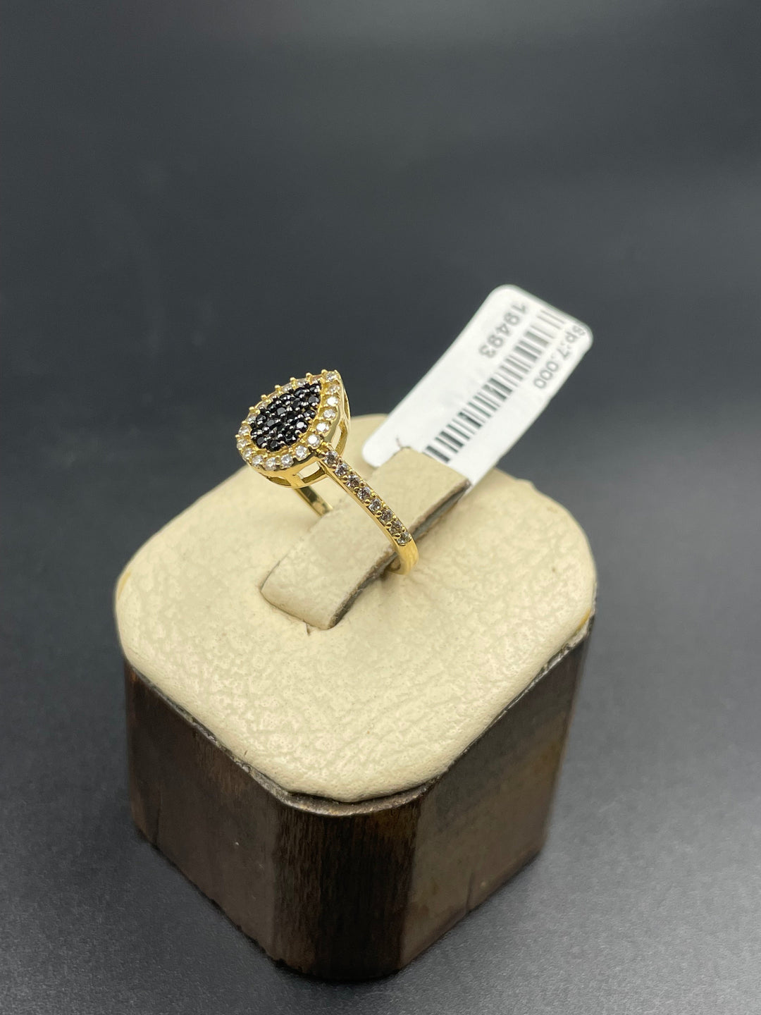 18K Gold Zirconia Ring by Saeed Jewelry - Image 4