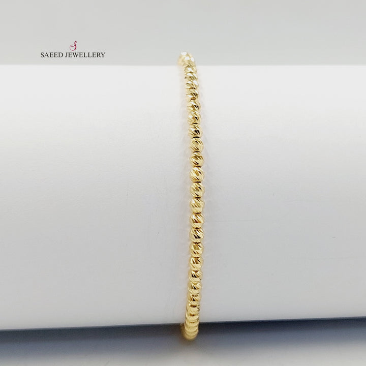 18K Gold Deluxe Balls Bracelet by Saeed Jewelry - Image 1