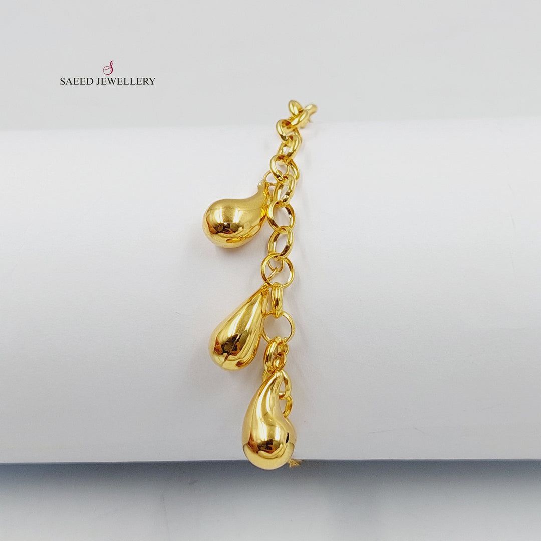 18K Gold Almond Joy Bracelet by Saeed Jewelry - Image 1