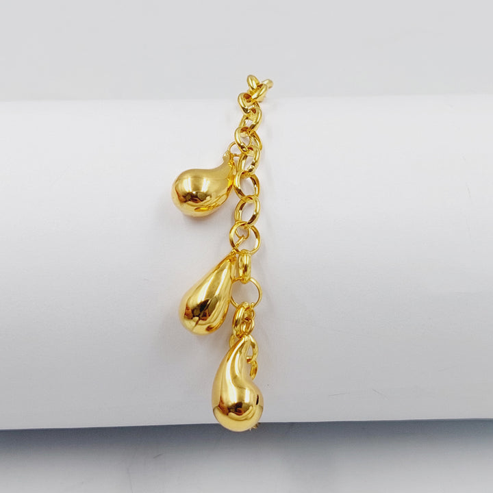 18K Gold Almond Joy Bracelet by Saeed Jewelry - Image 2