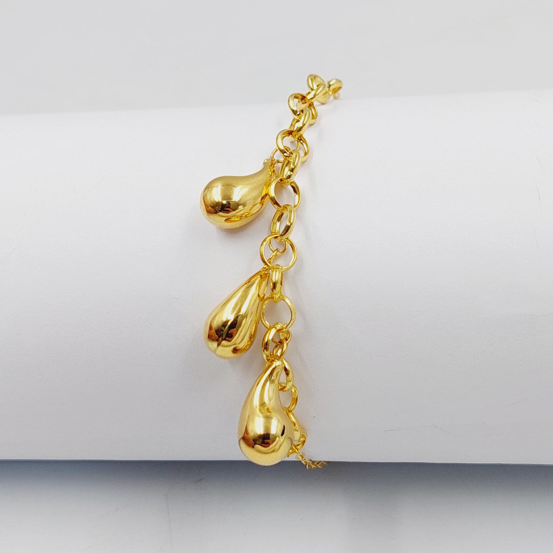 18K Gold Almond Joy Bracelet by Saeed Jewelry - Image 4