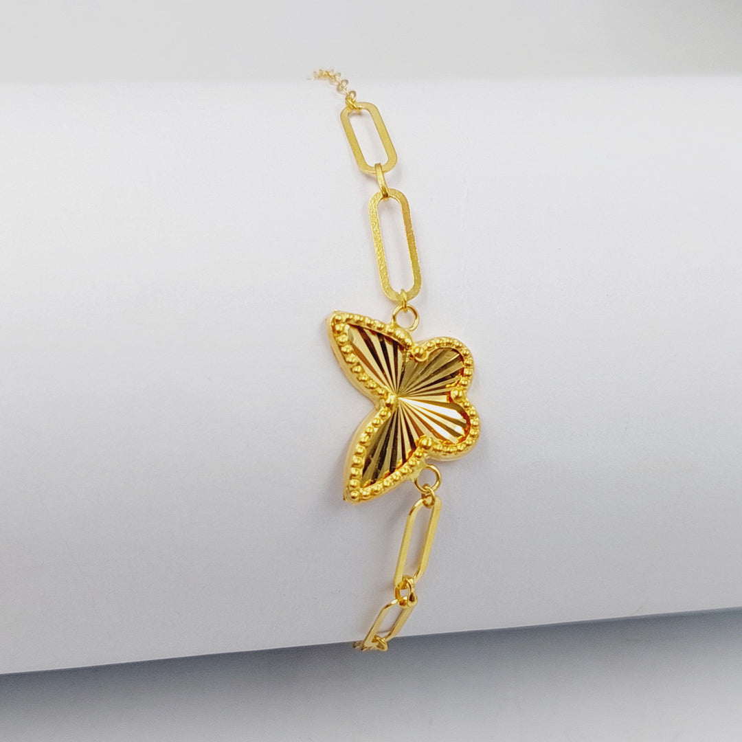 18K Gold Butterfly Bracelet by Saeed Jewelry - Image 3