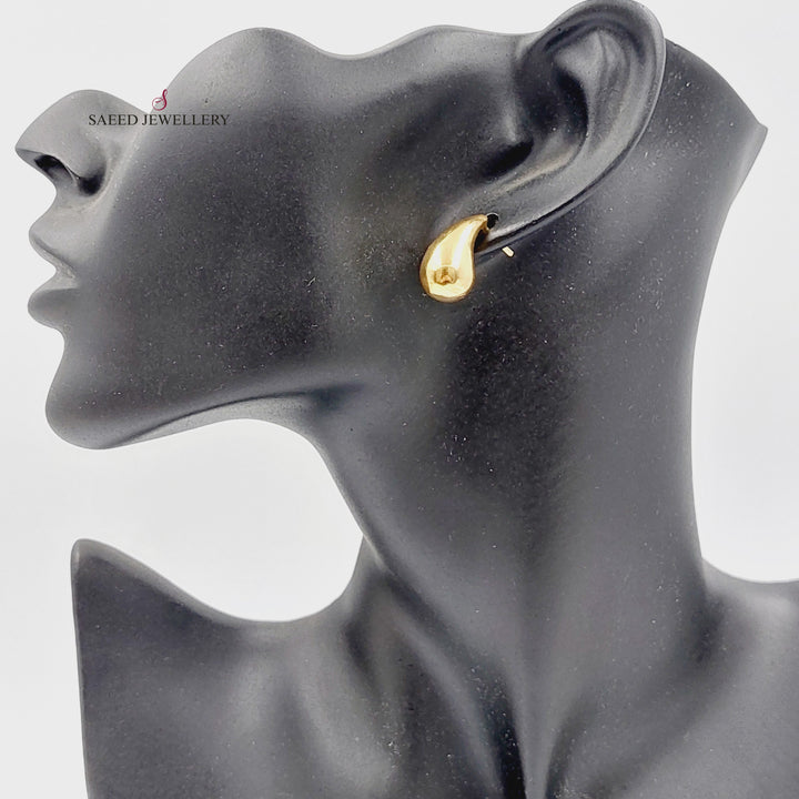 18K Gold Tears Earrings by Saeed Jewelry - Image 5