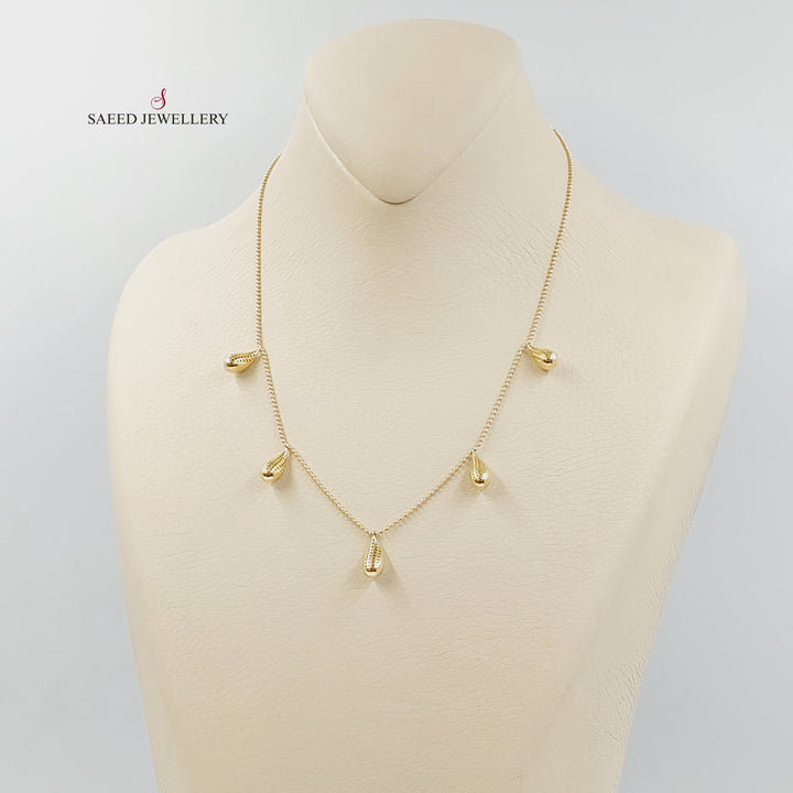 18K Gold Dandash Necklace by Saeed Jewelry - Image 3