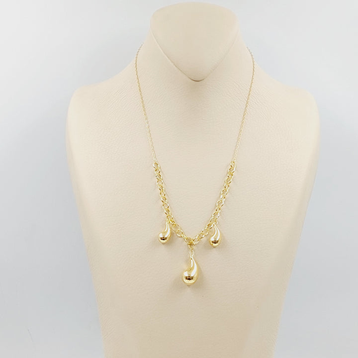 18K Gold Almond Joy Necklace by Saeed Jewelry - Image 3