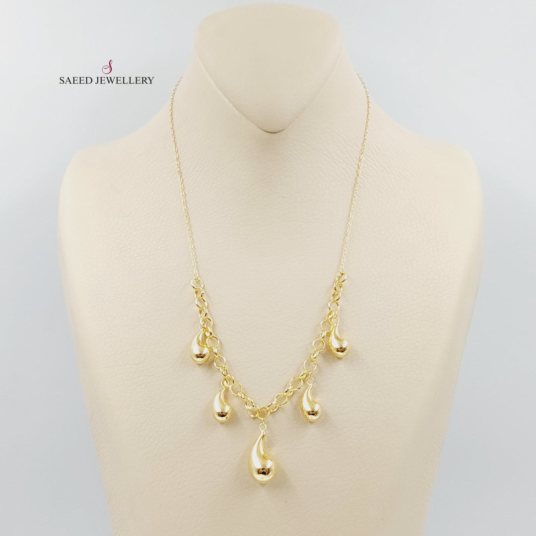 18K Gold Almond Joy Necklace by Saeed Jewelry - Image 1