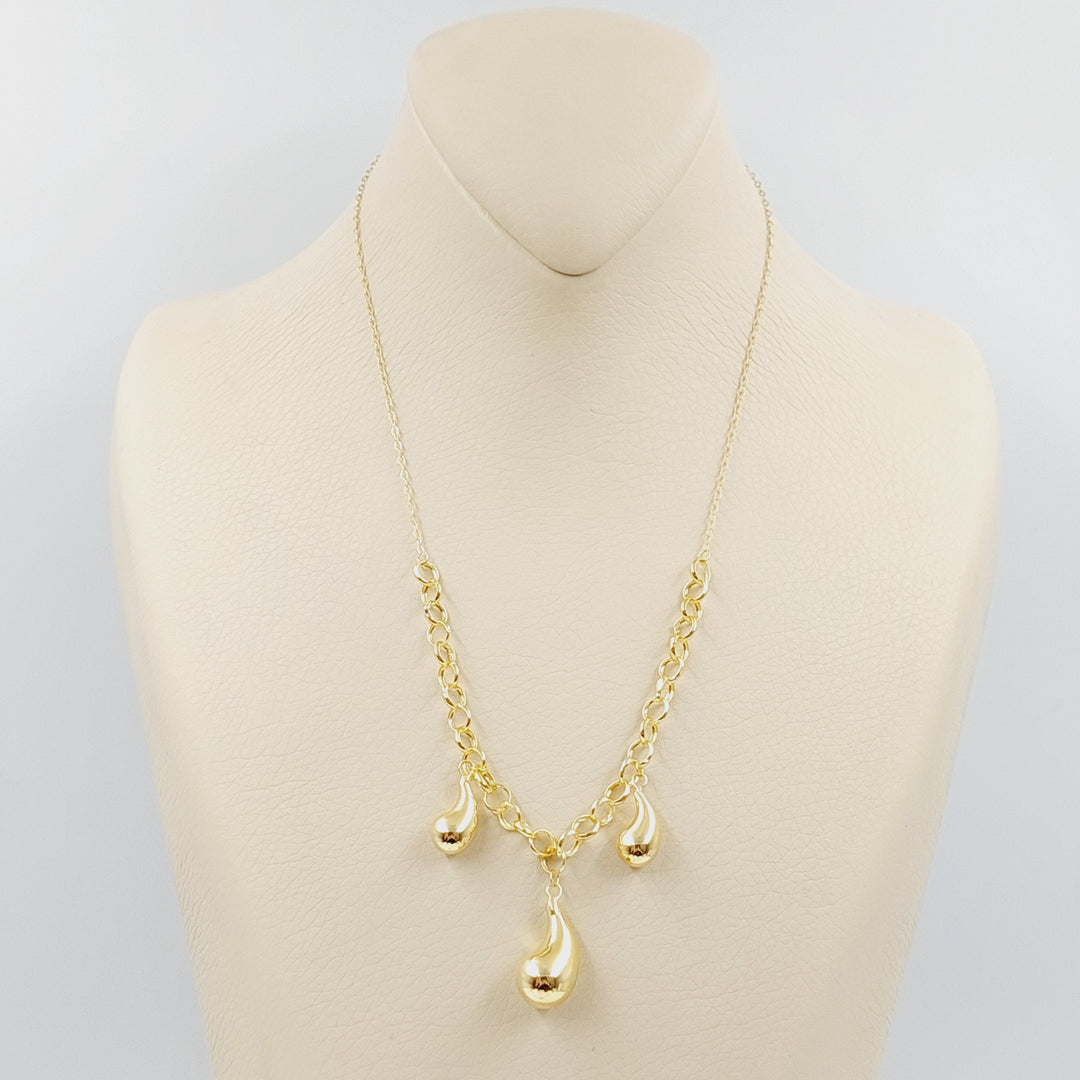 18K Gold Almond Joy Necklace by Saeed Jewelry - Image 5