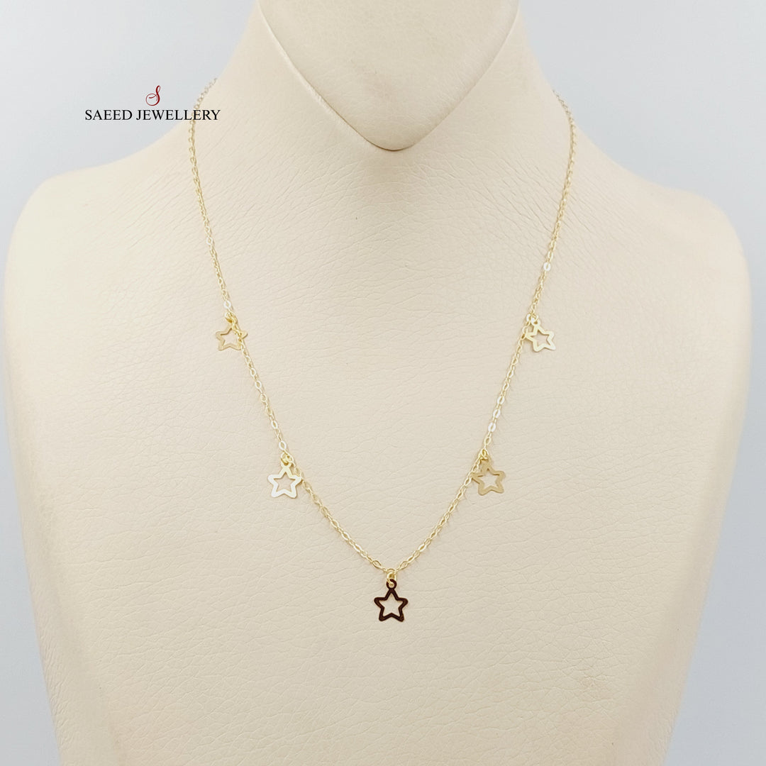 18K Gold Star Dandash Necklace by Saeed Jewelry - Image 1