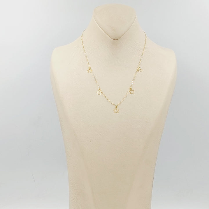 18K Gold Star Dandash Necklace by Saeed Jewelry - Image 3