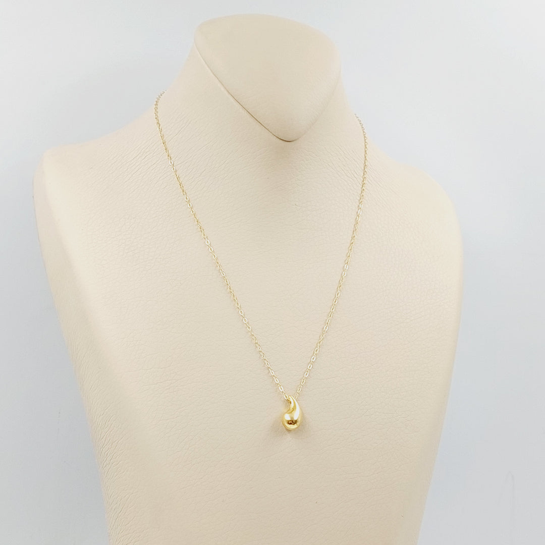 18K Gold Tears Necklace by Saeed Jewelry - Image 3