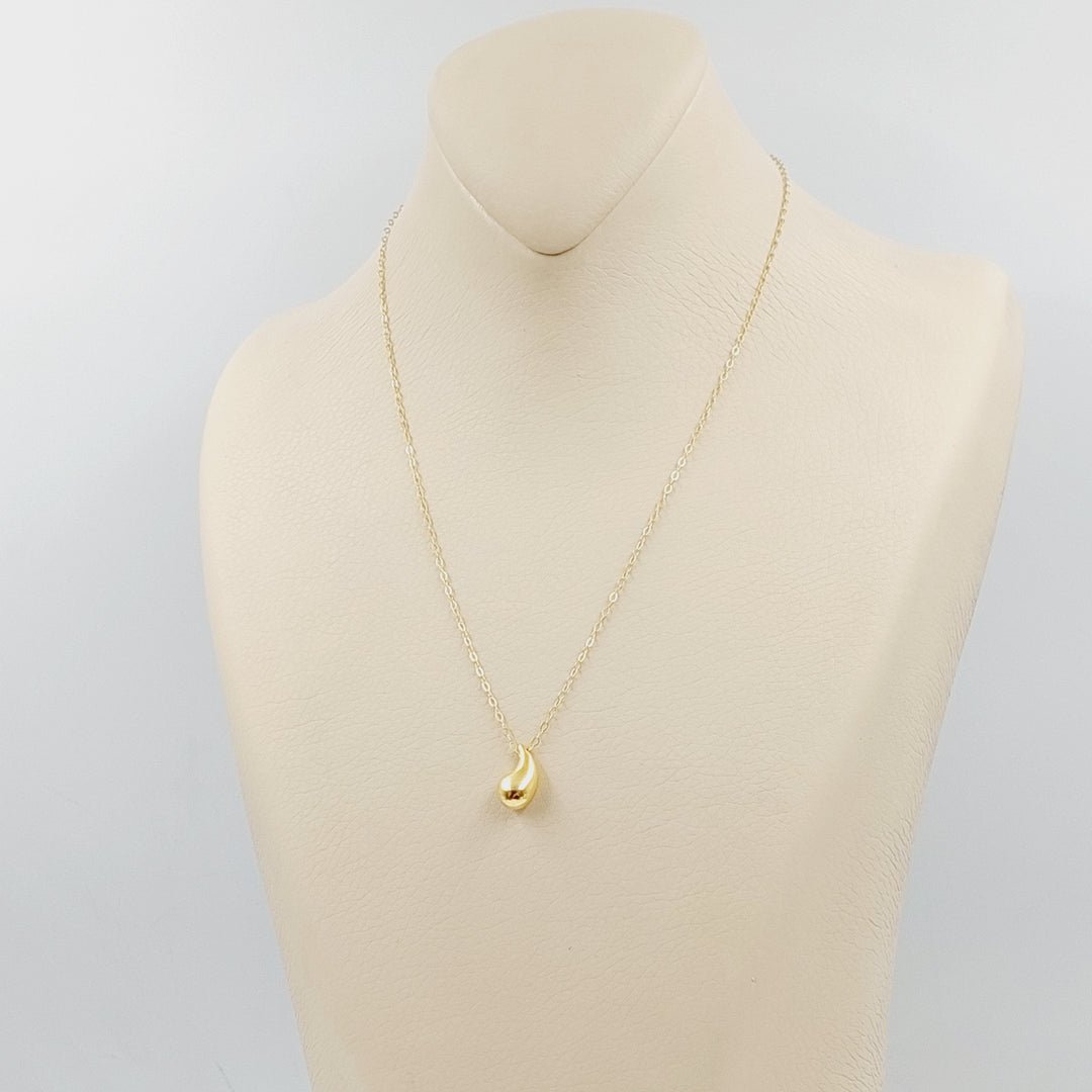 18K Gold Tears Necklace by Saeed Jewelry - Image 4