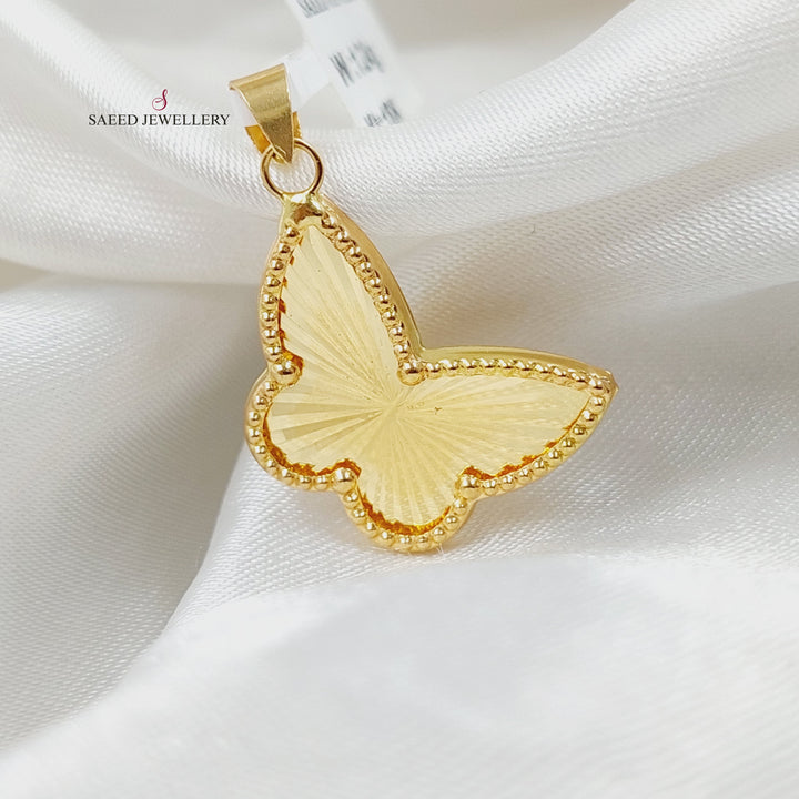 18K Gold Butterfly Pendant by Saeed Jewelry - Image 1