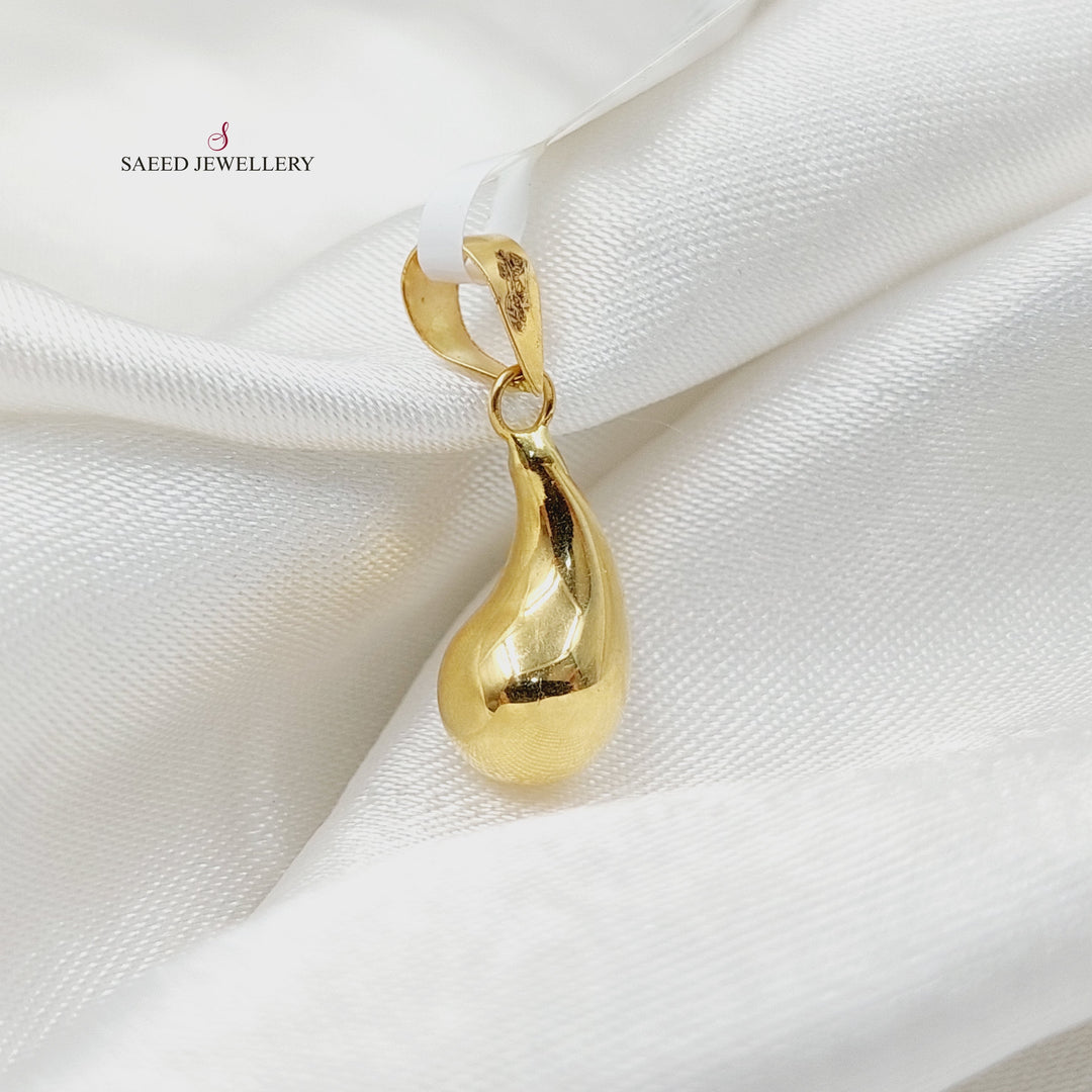 18K Gold Tears Pendant by Saeed Jewelry - Image 1