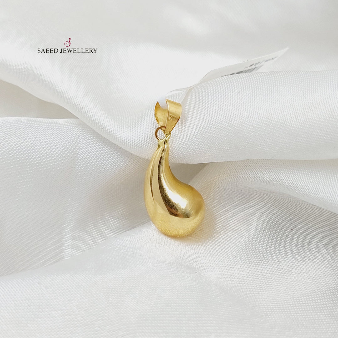 18K Gold Tears Pendant by Saeed Jewelry - Image 1