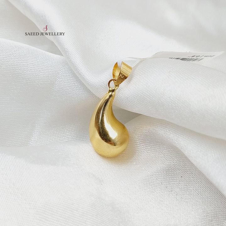 18K Gold Tears Pendant by Saeed Jewelry - Image 4