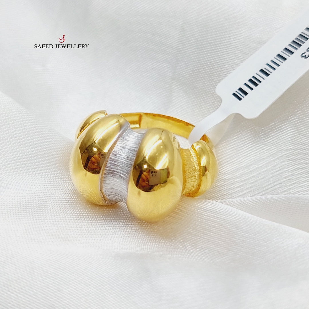 21K Gold Luxury Turkish Ring by Saeed Jewelry - Image 4