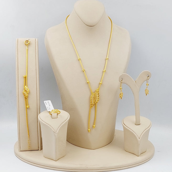 21K Gold 4 pieces Set by Saeed Jewelry - Image 1