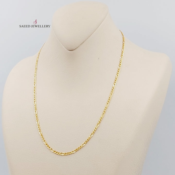 21K Gold 45cm Medium Thickness Chain by Saeed Jewelry - Image 2