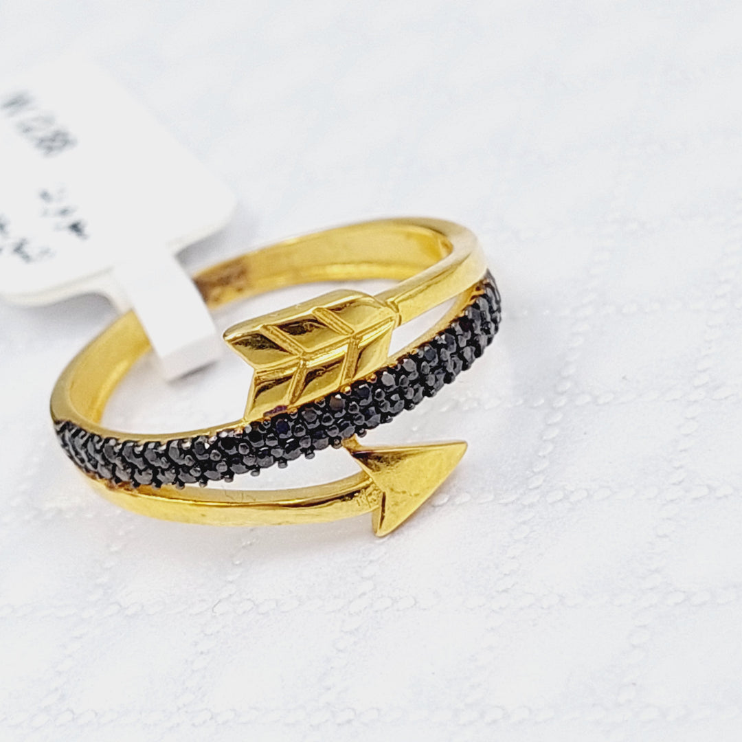 21K Gold Arrow Ring by Saeed Jewelry - Image 3