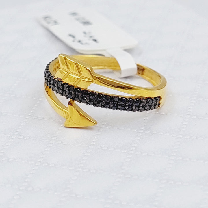 21K Gold Arrow Ring by Saeed Jewelry - Image 1