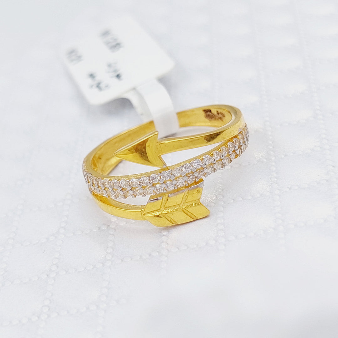 21K Gold Arrow Ring by Saeed Jewelry - Image 6