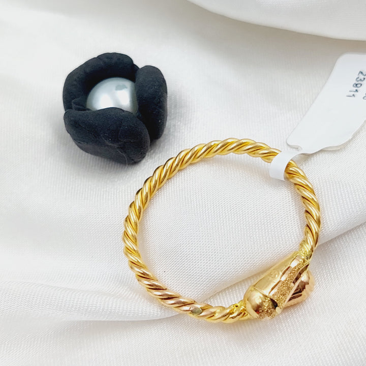 21K Gold Baby's Bracelet by Saeed Jewelry - Image 3