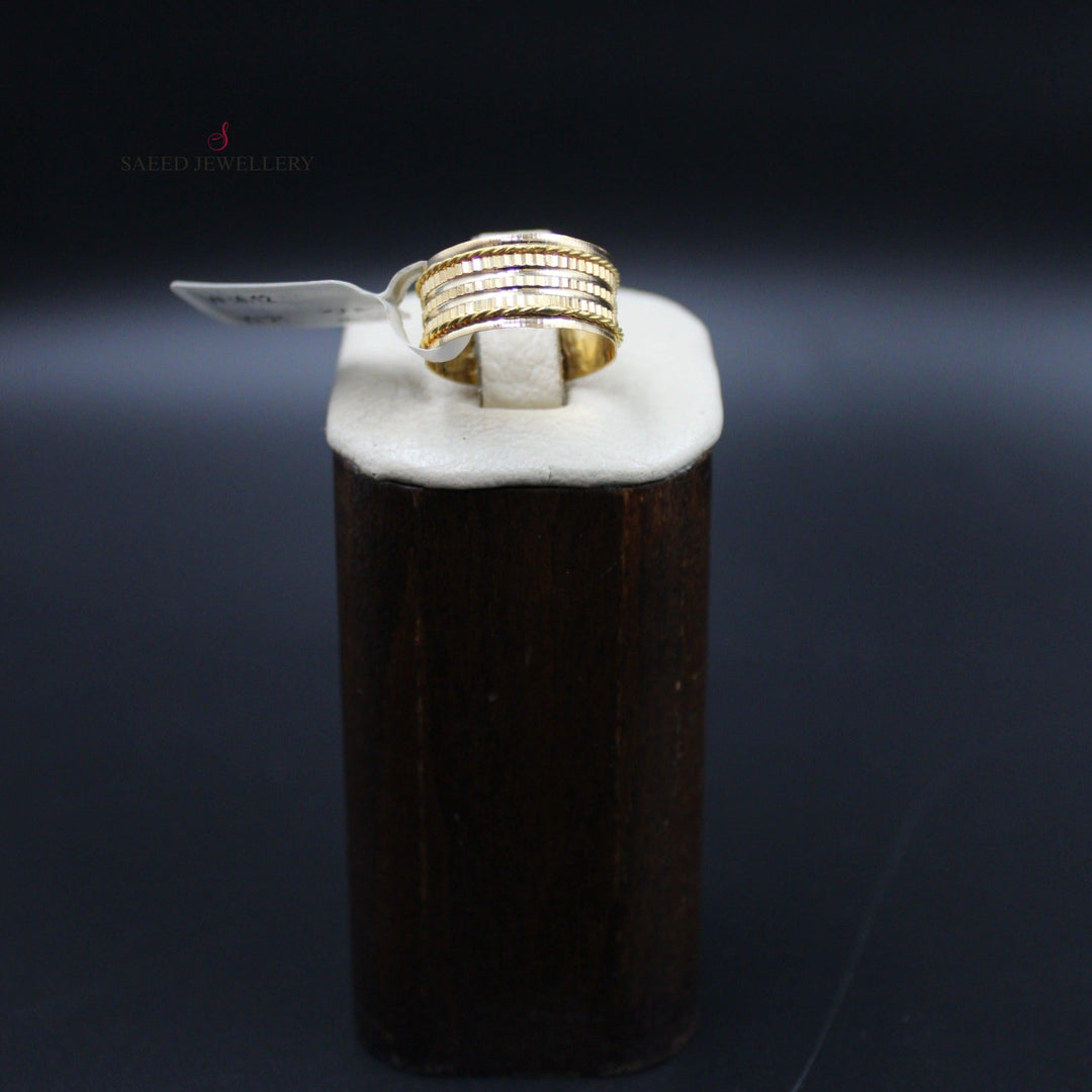 21K Gold CNC Wedding Ring plan by Saeed Jewelry - Image 3